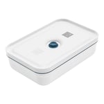 Zwilling Fresh & Save Vakumlu Yemek Taşıma Kabı, L Düz, Plastik, Beyaz-Akdeniz Mavisi - Seçenekler: Medium Box, Large Box, Large Flat, Small Box
