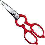 Zwilling Kitchen Shears Çok Amaçlı Makas, Paslanmaz Çelik, Kırmızı