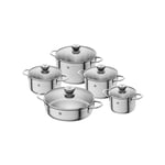 Zwilling Nova 18/10 Paslanmaz Çelik, 5 Parça Gri Tencere Seti