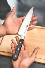 Zwilling Prof. S 3 Parça Bıçak Seti, Paslanmaz Çelik, Siyah