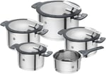 ZWILLING Simplify Tencere Seti, 5 Parça, Paslanmaz Çelik | Dökme fonksiyonu, Stay-Cool kulplar, paslanmaz çelik