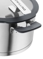 ZWILLING Simplify Tencere Seti, 5 Parça, Paslanmaz Çelik | Dökme fonksiyonu, Stay-Cool kulplar, paslanmaz çelik