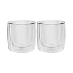 ZWILLING Sorrento Çift Camlı 2'li Viski Bardağı, 266 ml, Cam, Şeffaf Cam - Seçenekler: 266 milliliters, 355 milliliters, 414 milliliters, Modern1...