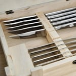 Zwilling Specials 12 Parça Et Çatal Bıçak Seti, Paslanmaz Çelik Ve Ahşap, Metalik Gri Ve Ahşap