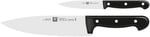 Zwilling Twin Chef 2 Bıçak Set, Paslanmaz Çelik, Siyah