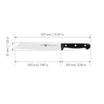 Zwilling Twin Chef 2 Ekmek Bıçağı, Paslanmaz Çelik, Siyah - Seçenekler: İKİZ Şef 2, TWIN Chef 2, Dört yıldız, Şef Bıçağı...