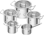 Zwilling Twin Pro 18/10 Paslanmaz Çelik, 5 Parça Tencere Seti