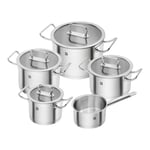 Zwilling Twin Pro 18/10 Paslanmaz Çelik, 5 Parça Tencere Seti