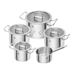 Zwilling Twin Pro 18/10 Paslanmaz Çelik, 5 Parça Tencere Seti