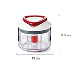 Zyliss E910015 Easy Pull evrensel doğrayıcı, manuel, 750 ml, sebze rendesi, soğan kesici, meyve ve sebze için doğrayıcı, patentli Swiss tasarımlı ekstra keskin bıçaklar