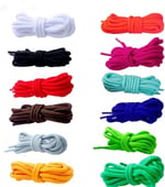ZYQXB yuvarlak ayakkabı bağcığı, 100 cm - 160 cm, çizmeler için, spor ayakkabı (Renk: No. 26, ordu yeşili, uzunluk: 100 cm)