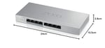 Zyxel 8-Port 10/100/1000 Gigabit Web Managed PoE+ Switch | 60 Watt [GS1200-8HPv2]
