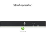 Zyxel 8 Port Gigabit PoE Switch | Smart Managed | Masa/Duvar Montajı ve Fansız Tasarım | 70 W Bütçe ile 8 PoE+ Bağlantı Noktası  - Seçenekler: 8-port PoE+ (70W) v3, 16GB Kit, 24-Port | 2x SFP, 48-Port