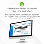 Zyxel 8 Port Gigabit PoE Switch | Smart Managed | Masa/Duvar Montajı ve Fansız Tasarım | 70 W Bütçe ile 8 PoE+ Bağlantı Noktası  - Seçenekler: 8-port PoE+ (70W) v3, 16GB Kit, 24-Port | 2x SFP, 48-Port
