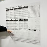 HİTEKSAN ® Çarpım Tablosu Ezberleme Manyetik Duvar Stickerı 105 x 100 cm