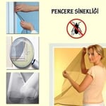 HİTEKSAN ® Tüm Cam Pencere Kapılara Uyumlu Tek Kanat Pencere Sinekliği