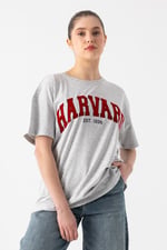 Harvard Baskılı T-Shirt