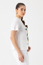 Sicilia Baskılı Nakışlı T-Shirt