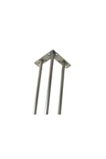 72 Cm Metal Mil Ayak Altın Rengi 4 Adet
