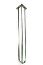72 Cm Metal Mil Ayak Altın Rengi 4 Adet