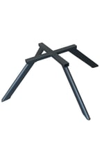Metal Berjer Ayağı Ahtapot Model 22 Cm Siyah 1 Adet