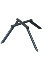 Metal Berjer Ayağı Ahtapot Model 22 Cm Siyah 1 Adet