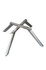 Metal Berjer Ayağı Ahtapot Model 22 Cm Krom 1 Adet