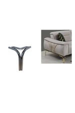 Metal Mobilya Ayağı Magnolia  Model 18 Cm Altın 4 Adet