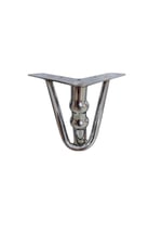 Metal Mobilya Ayağı Omega Model 10 Cm Krom 4 Adet