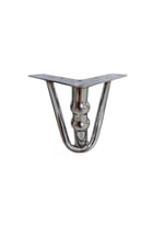 Metal Mobilya Ayağı Omega Model 10 Cm Krom 4 Adet