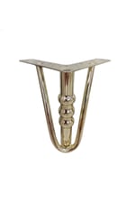 Metal Mobilya Ayağı Omega Model 15 Cm Altın 4 Adet