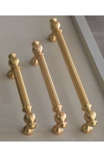 Mobilya Kulpu Dora 224mm Mat Altın