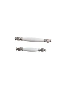 Mobilya Kulpu Z310 Gümüş Köşe Beyaz 128 mm