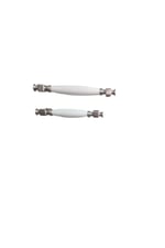 Mobilya Kulpu Z310 Gümüş Köşe Beyaz 128 mm