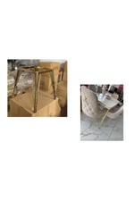 Tel ayaklı Sandalye Çerçevesi 1 Adet 32 Cm