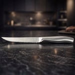 Çelik Saplı Paslanmaz Steak Bıçağı Ergonomik Keskin Ağız Dayanıklı