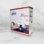 Gülsan 40 CM Mega Boy 18/10 Paslanmaz Çelik Basık Pilav Tenceresi 14 LT – 15 CM Derinlik Büyük Boy