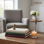 Dekoratif Pirinç Eskitme Gold Mum Söndürücü