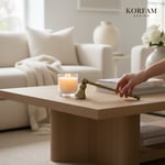 Dekoratif Pirinç Eskitme Gold Mum Söndürücü