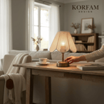 Rosalinda Modeli - Beyaz Çiçek Şeklinde Kablosuz Pilli Masa & Gece Lambası
