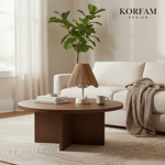 Rosalinda Modeli - Kahverengi Çiçek Şeklinde Kablosuz Pilli Masa & Gece Lambası