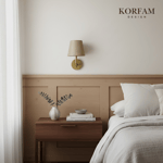 Vizon Kumaş Başlık Kablosuz Pilli Aplik