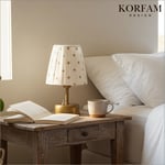 Yıldız İşlemeli Kumaş Masa & Gece Lambası
