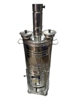 Odunlu Tek Musluklu Çelik Semaver (25 LT)