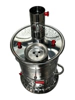 Odunlu Tek Musluklu Çelik Semaver (5 LT)