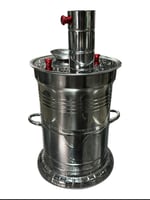 Odunlu Tek Musluklu Çelik Semaver (5 LT)