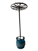 Uzun Ayaklı Dönerli Künefe Yemek Pişirme Ocağı (36 cm)