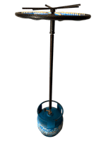 Uzun Ayaklı Dönerli Künefe Yemek Pişirme Ocağı (36 cm)