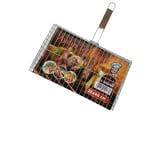 Yağlıoğlu Ticaret'den Ahşap Saplı 25X40 cm Büyük Boy Kalın Izgara