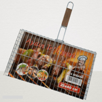 Yağlıoğlu Ticaret'den Ahşap Saplı 25X40 cm Büyük Boy Kalın Izgara